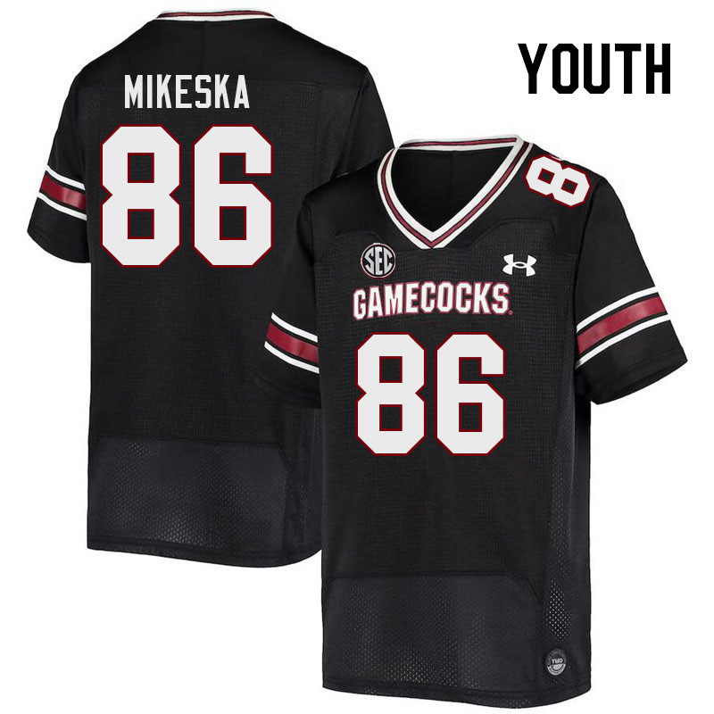 Youth #86 Reid Mikeska South Carolina Gamecocks 2023 College Football Jerseys Stitched-Black